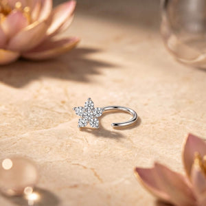 Silver Nose Rings & Nose Pins