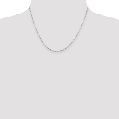 92.5 Sterling Silver, Ball-Bead Chain 16 inches + 2 inch extension