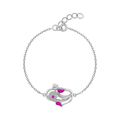 Divine Ganesha Bracelet for Women in 925 Sterling Silver