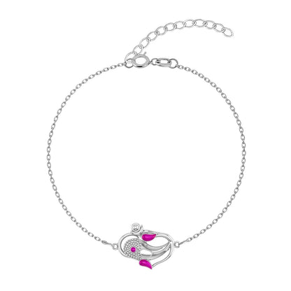 Divine Ganesha Bracelet for Men in 925 Sterling Silver