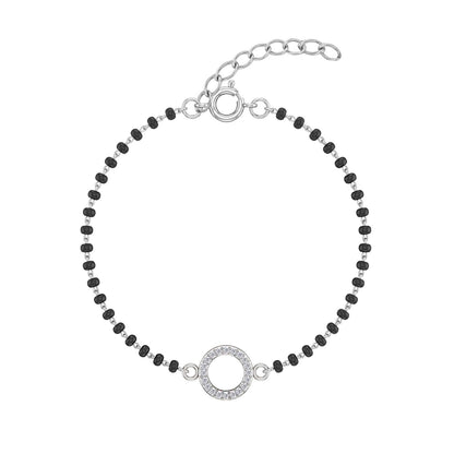 Circle Of Life Mangalsutra Bracelet For Women in 925 Sterling Silver