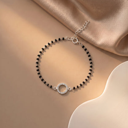 Circle Of Life Mangalsutra Bracelet For Women in 925 Sterling Silver