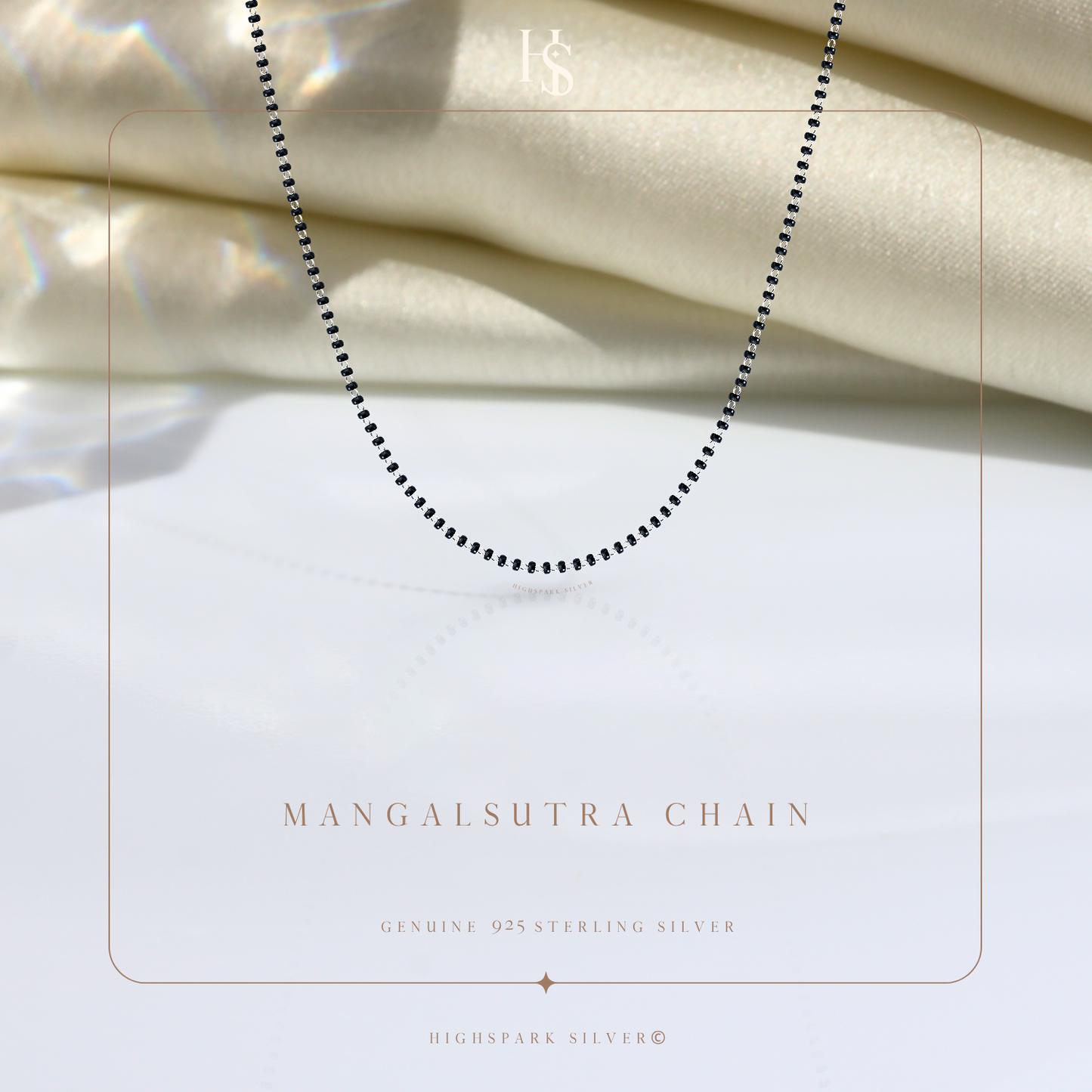 Mangalsutra Chain In 925 Sterling Silver For Women