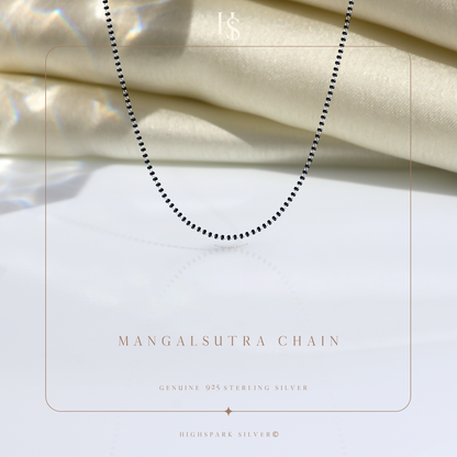 Mangalsutra Chain In 925 Sterling Silver For Women