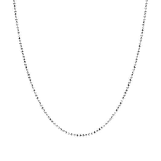 Ornate Orbit Ball Chain in 925 Sterling Silver For Women