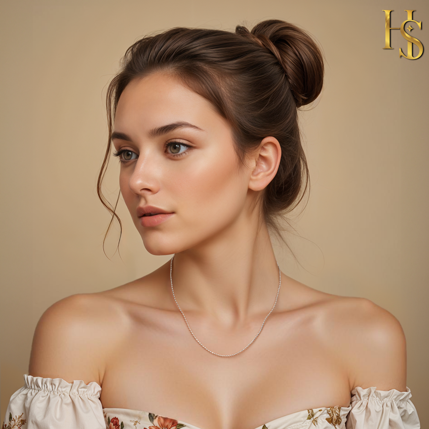 Ornate Orbit Ball Chain in 925 Sterling Silver For Women