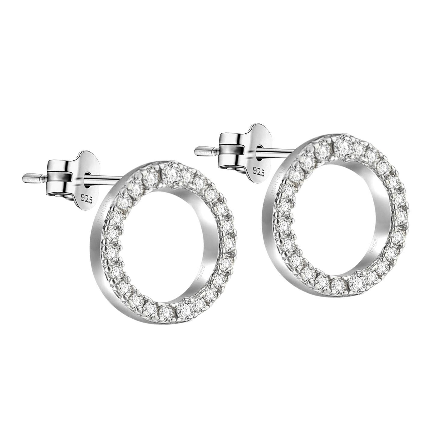 Circle of Life Earrings - 92.5 Silver - Celebrity  Earrings - Unity, Wholeness and Completeness