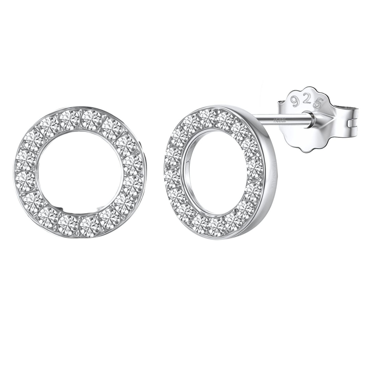 Circle of Life Earrings for Women in 925 Sterling Silver