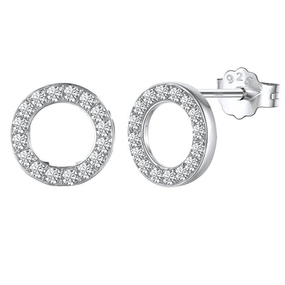 Circle of Life Earrings for Women in 925 Sterling Silver