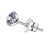Martini Solitaire Stud Earrings for Men | 925 Sterling Silver