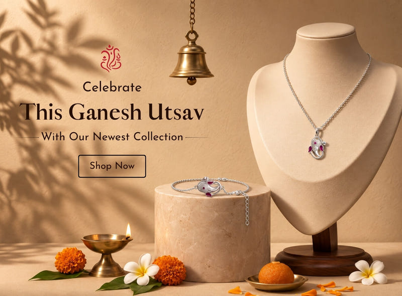 Celebrate Raksha Bandhan in pure silver - silver rakhi gift box with festive thali