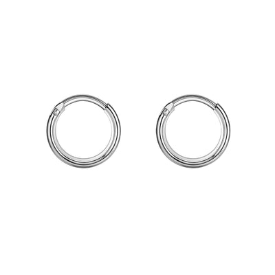 Silver Hoop Earrings | Classic 925 Sterling Silver Hoops