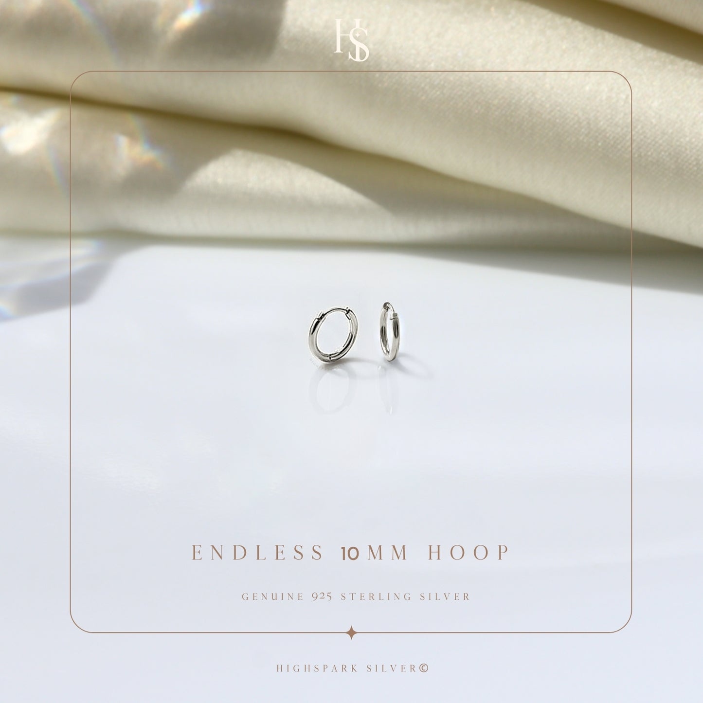 Silver Hoop Earrings | Classic 925 Sterling Silver Hoops