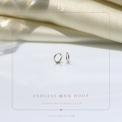 Silver Hoop Earrings | Classic 925 Sterling Silver Hoops