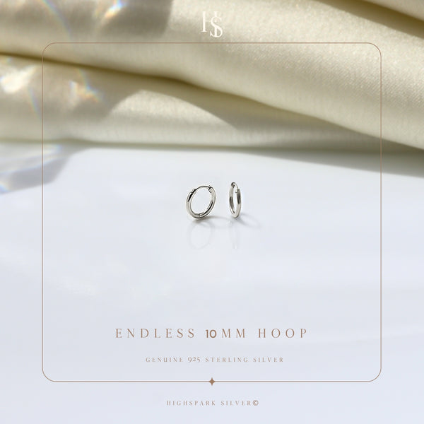 Silver Hoop Earrings | Classic 925 Sterling Silver Hoops