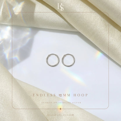 Silver Hoop Earrings | Classic 925 Sterling Silver Hoops