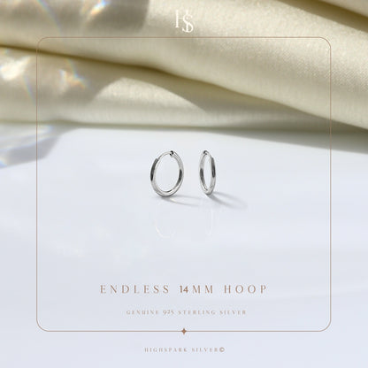 Silver Hoop Earrings | Classic 925 Sterling Silver Hoops