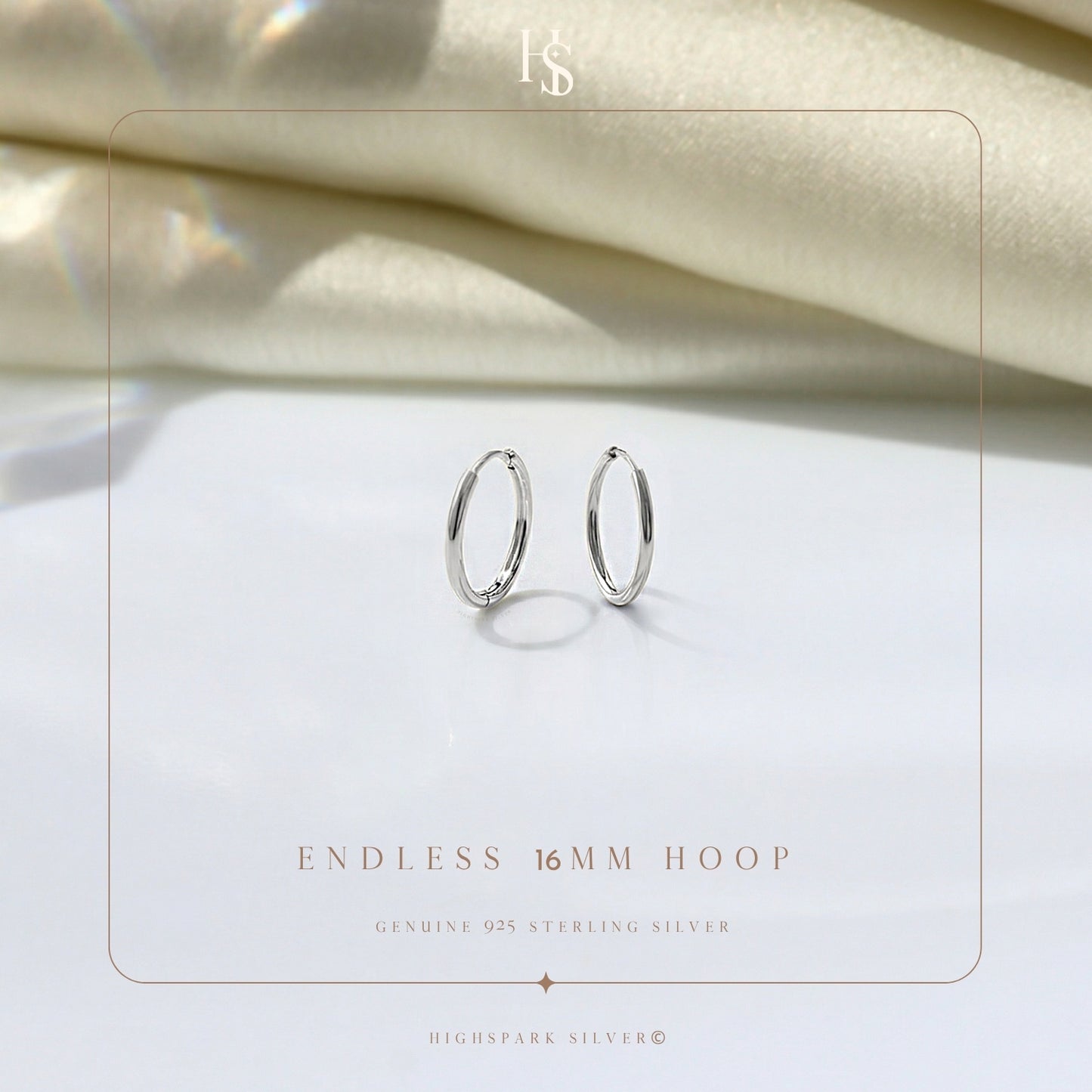 Silver Hoop Earrings | Classic 925 Sterling Silver Hoops