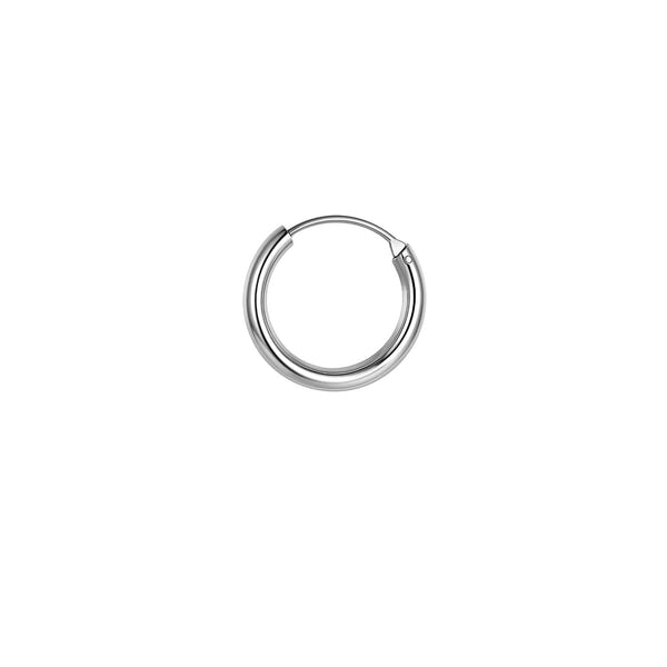 Thin Hoop Earrings for Men | Classic 925 Sterling Silver