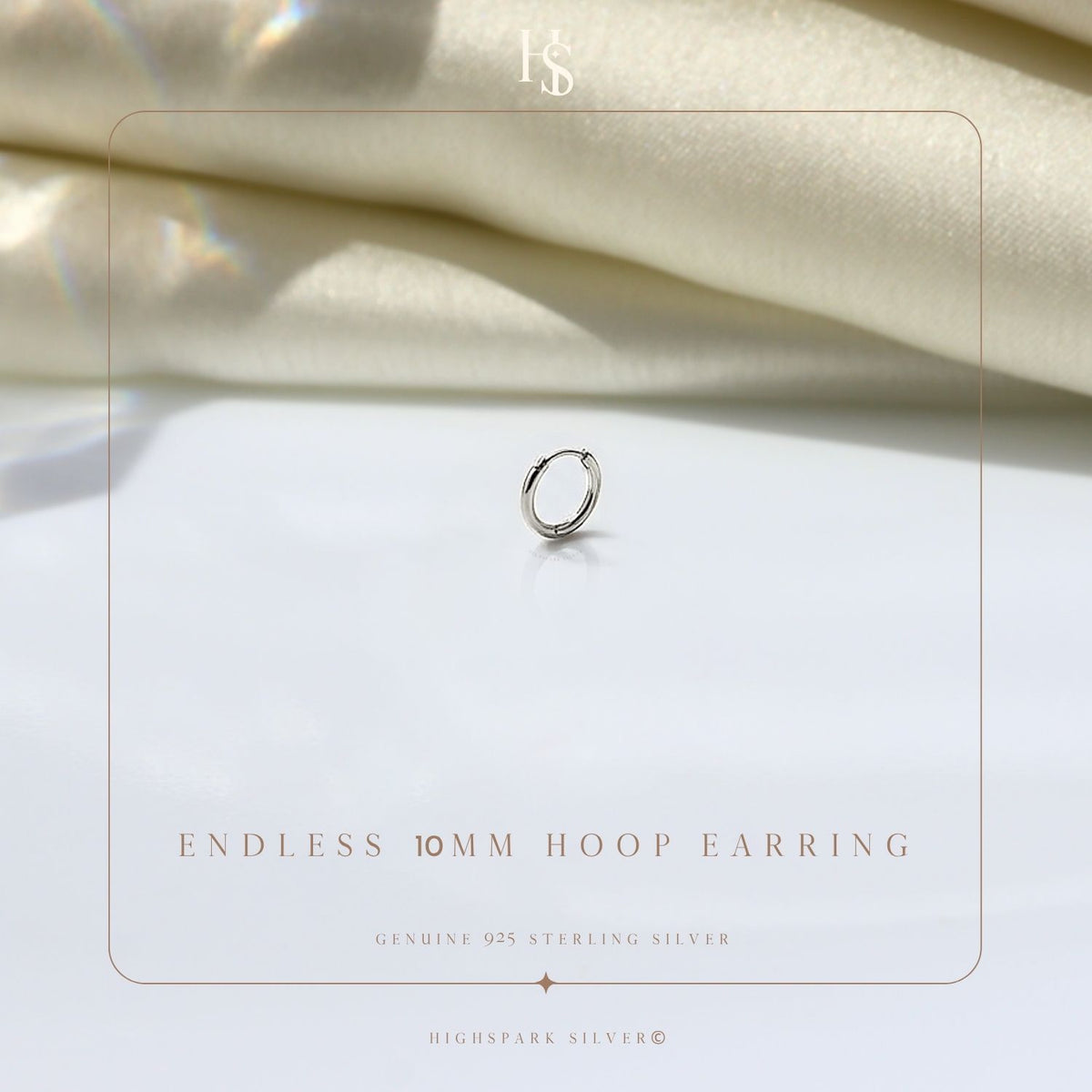 Thin Hoop Earrings for Men | Classic 925 Sterling Silver