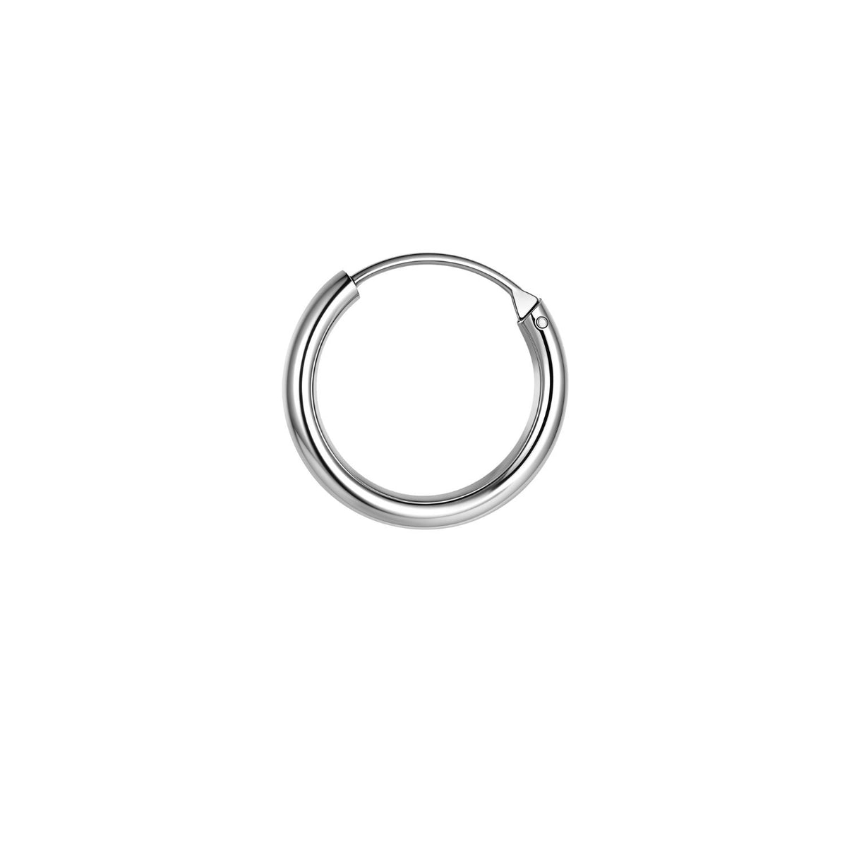 Thin Hoop Earrings for Men | Classic 925 Sterling Silver