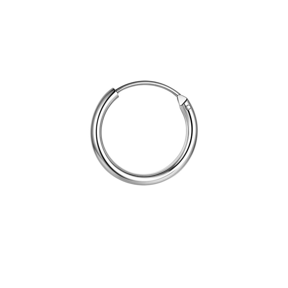 Thin Hoop Earrings for Men | Classic 925 Sterling Silver