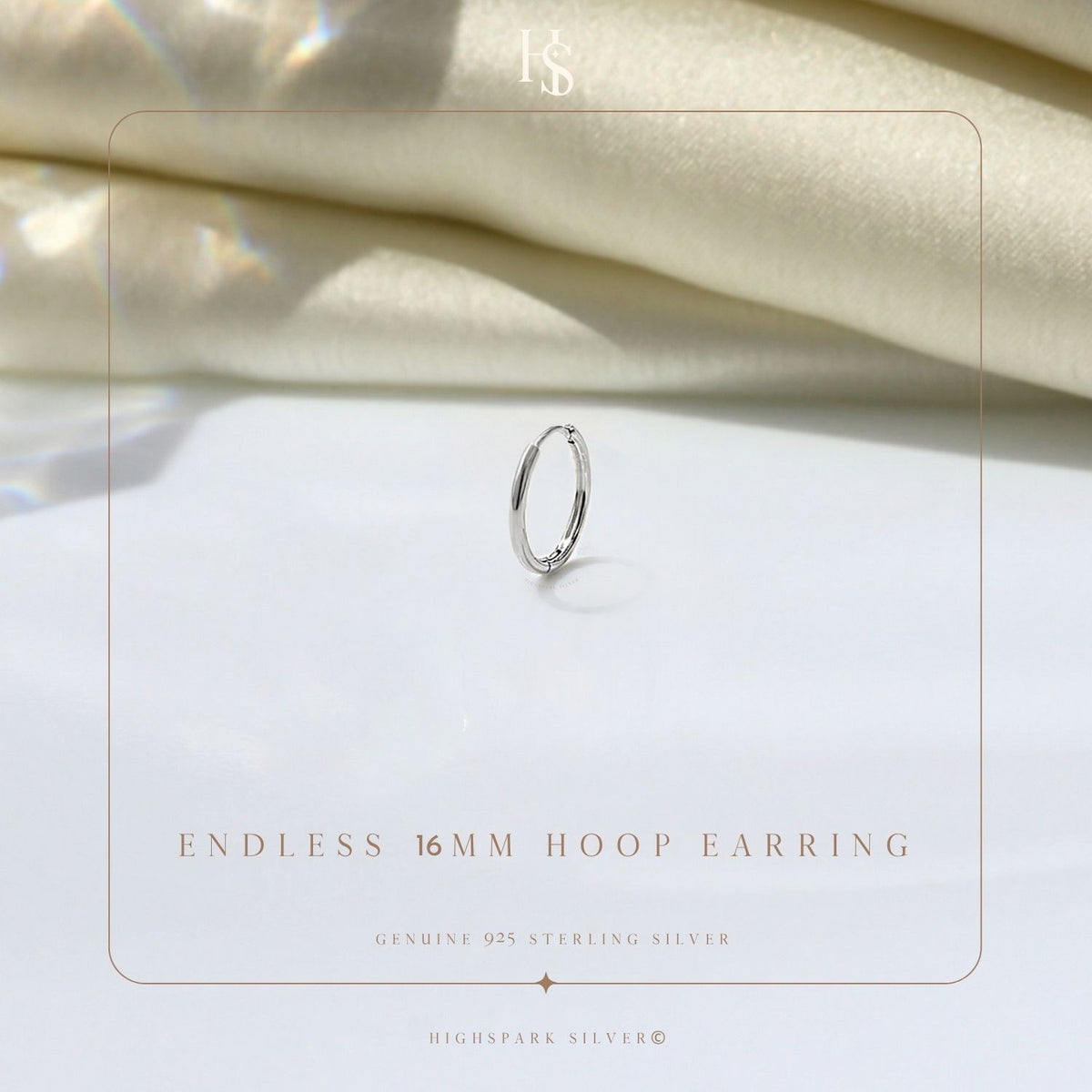 Thin Hoop Earrings for Men | Classic 925 Sterling Silver