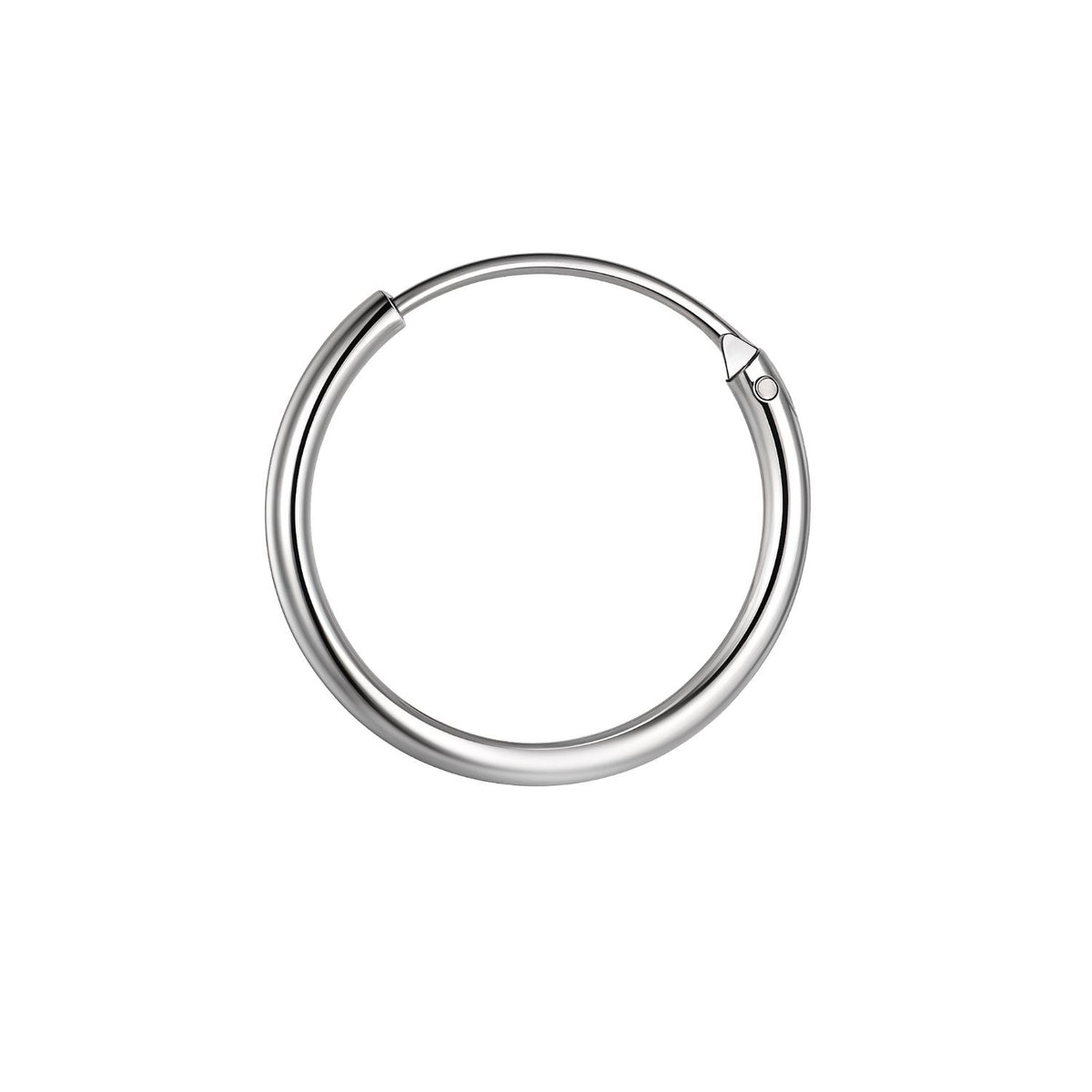 Thin Hoop Earrings for Men | Classic 925 Sterling Silver