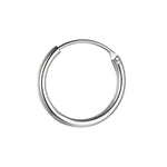 Nose Ring in 92.5 Sterling Silver - Elegant Septum Ring / Nose Pin / Silver Nath