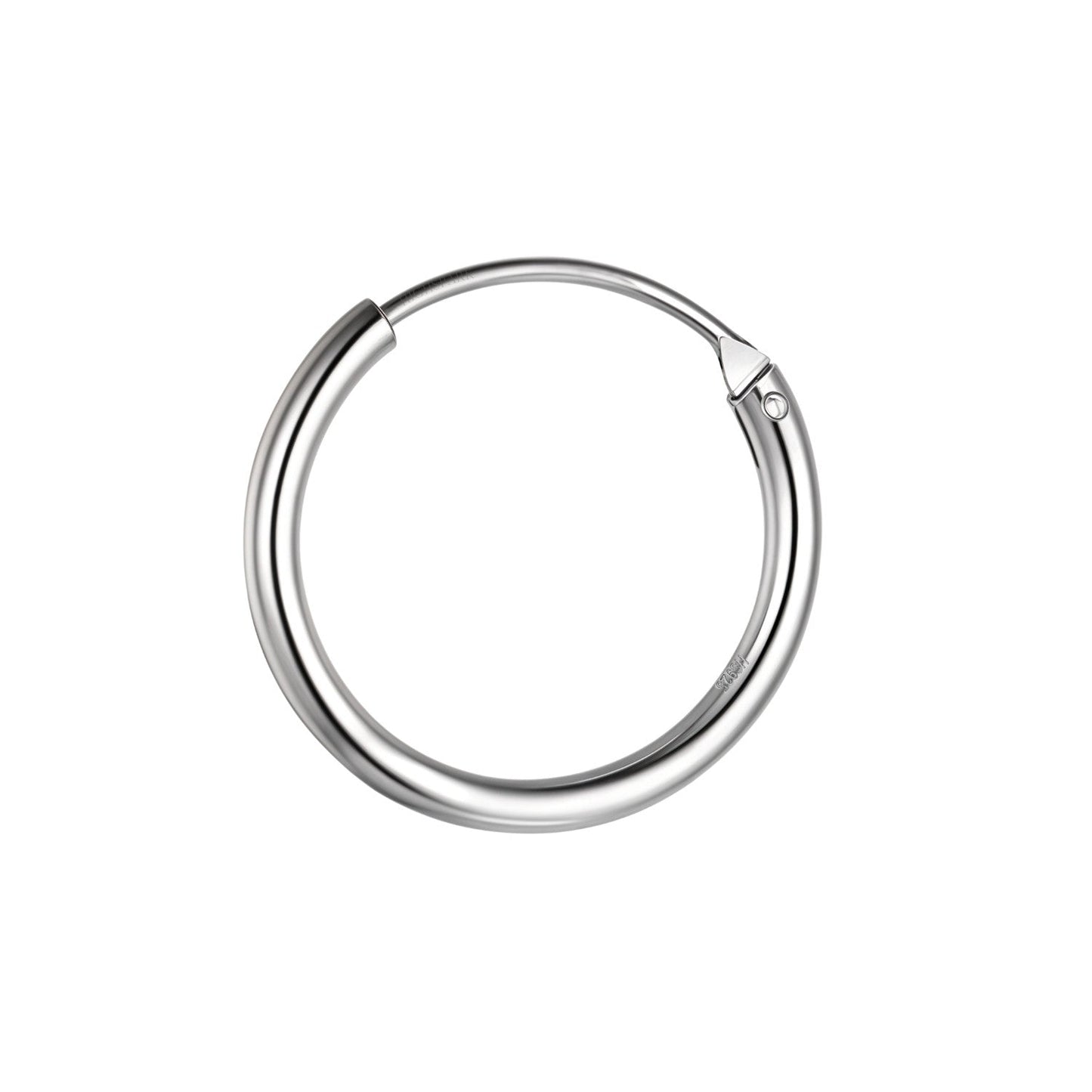 🎁 Nose Ring in 92.5 Sterling Silver - Elegant Septum Ring / Nose Pin / Silver Nath