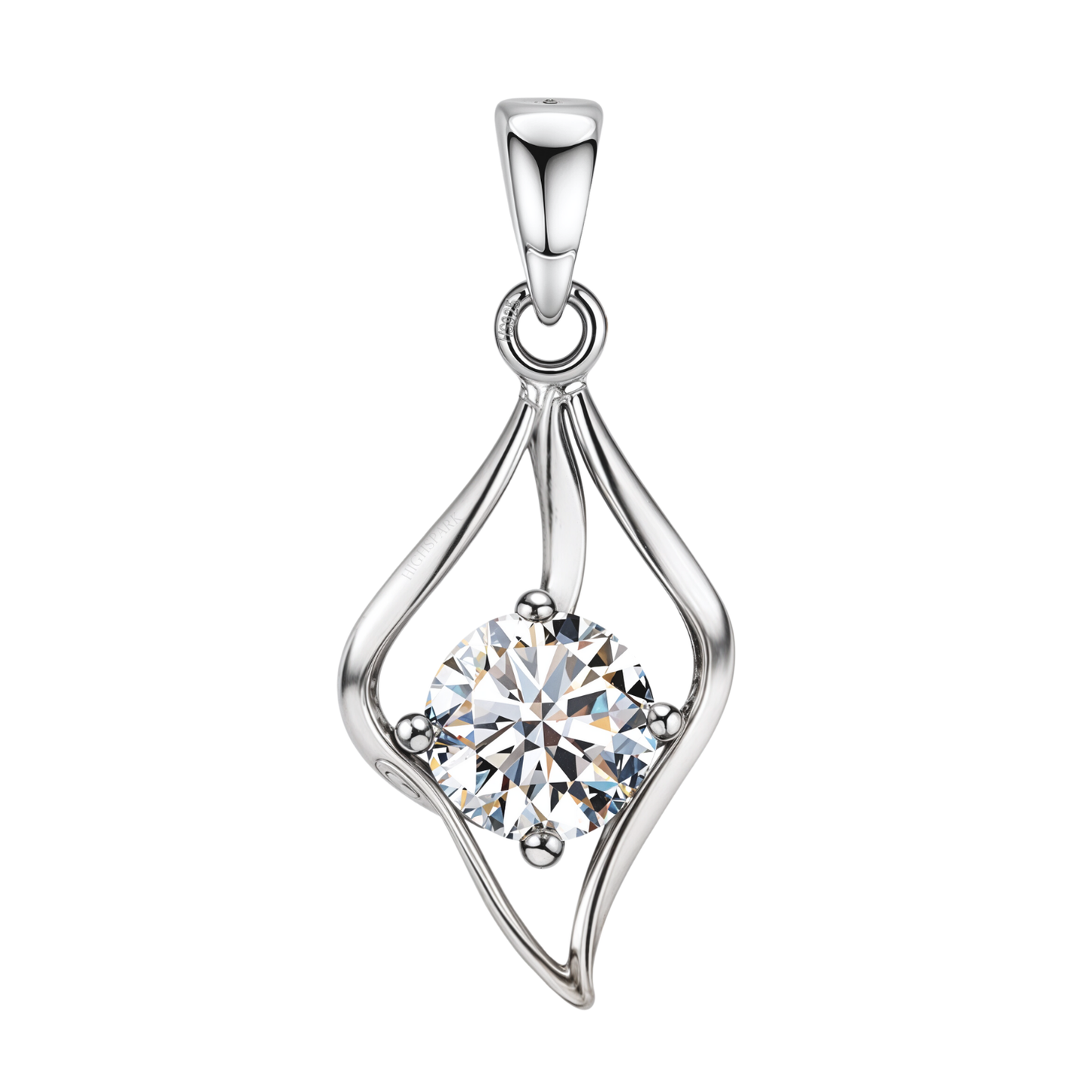 Classic Dew Drop Solitaire Pendant in 92.5 Sterling Silver With Diamond like Brilliance Zirconia