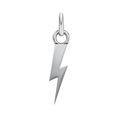 Lightening Bolt Pendant Necklace in 92.5 Silver