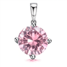 Tourmaline Birthstone Pendant Necklace in 925 Sterling Silver