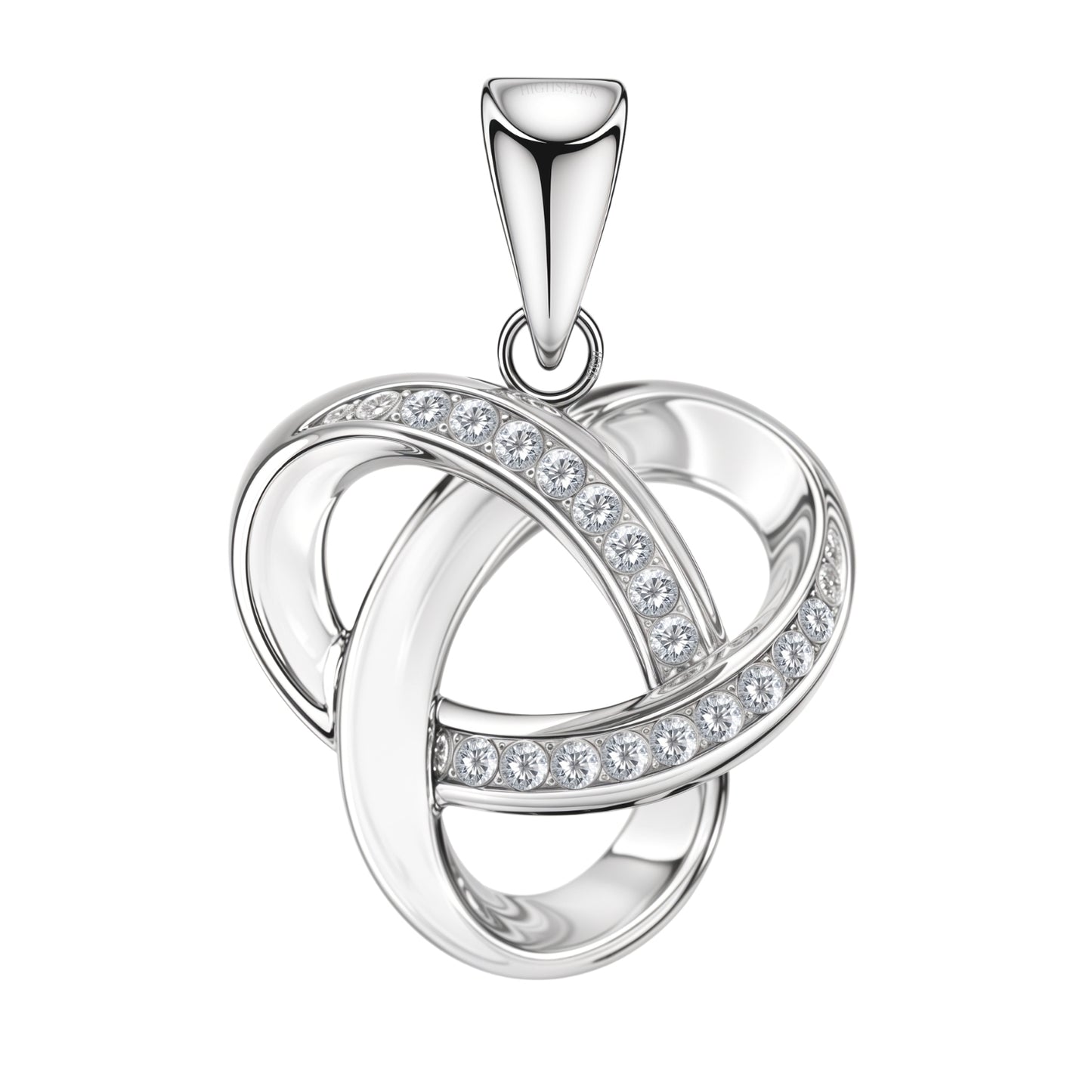 Celestial Celtic Knot Pendant With Chain in 925 Sterling Silver For Women