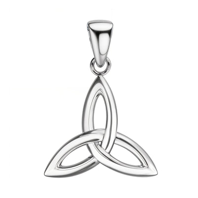 Classic Celtic Knot Pendant With Chain in 925 Sterling Silver For Women