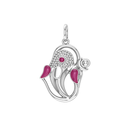 Divine Ganesha Pendant in 925 Sterling Silver For Men & Women