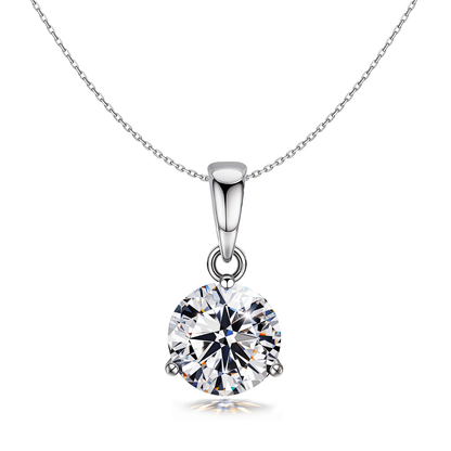 Sparkling Martini Pendant in 92.5 Sterling Silver With Diamond like Brilliance Zirconia