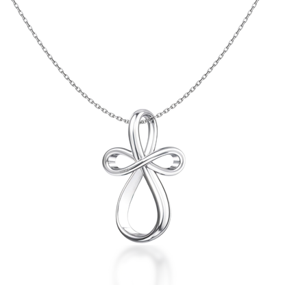 Infinity Cross Pendant Necklace for women