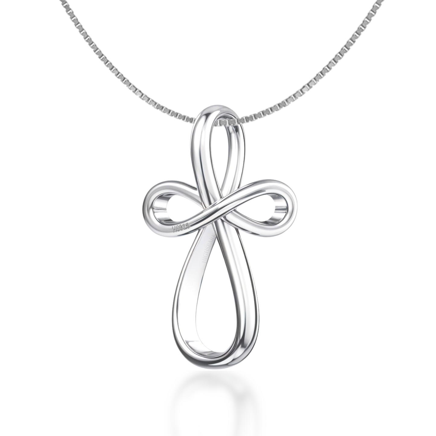 Infinity Cross Pendant Necklace for women