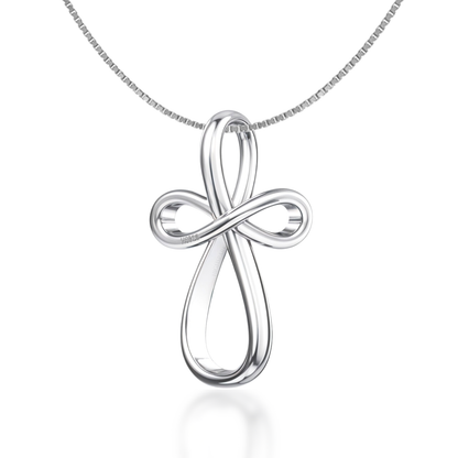 Infinity Cross Pendant Necklace for women