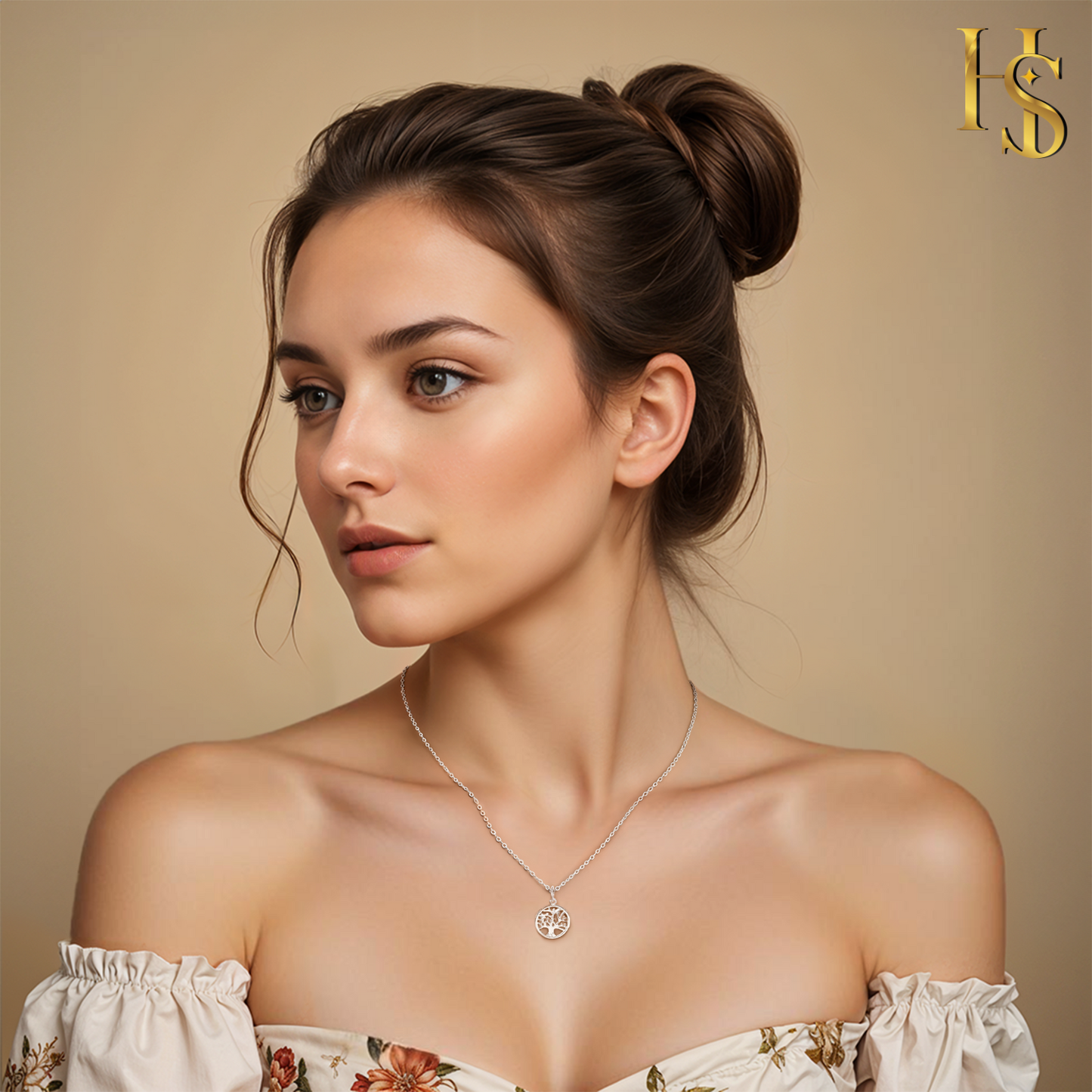 Tree of Life Pendant in 92.5 Sterling Silver For Women