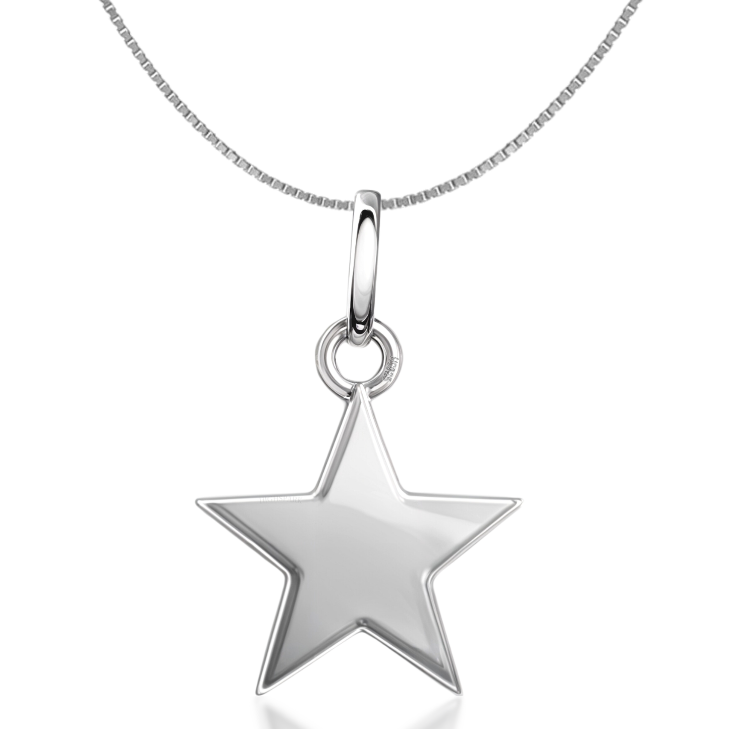 Rising Star Pendant Necklace in 92.5 Silver