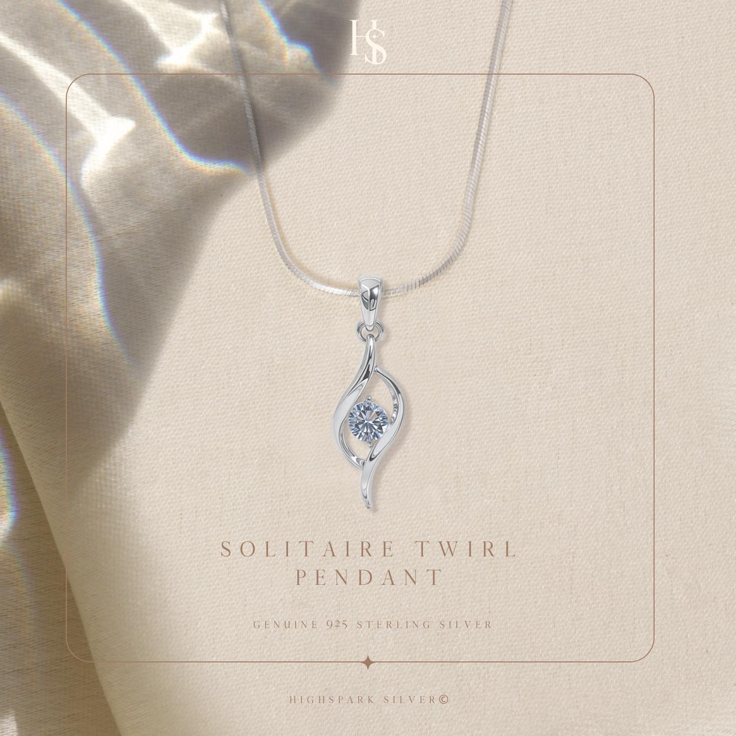 Classic Dew Drop Solitaire Pendant in 92.5 Sterling Silver With Diamond like Brilliance Zirconia