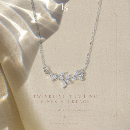 Solitaire Leaf Necklace in 92.5 Sterling Silver With Diamond like Brilliance Zirconia