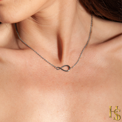 Enduring Infinity Pendant & Chain in 925 Sterling Silver With Stunning Shine for Women