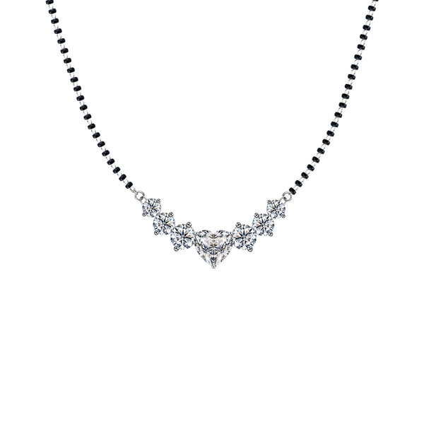 Hearty Constellation Mangalsutra Necklace in 925 Sterling Silver For Women