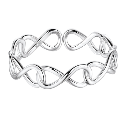 Boundless Infinity Ring in 92.5 Sterling Silver