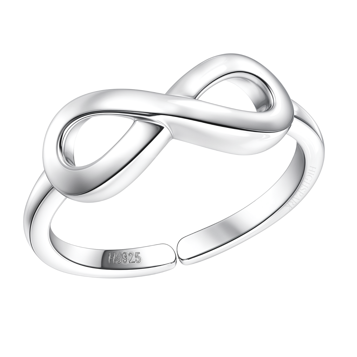 Forever Yours Infinity Ring in 92.5 Sterling Silver