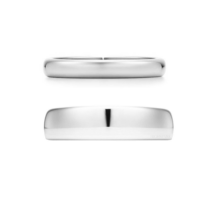 Classic Band Couple Rings For Men & Women in 92.5 Sterling Silver