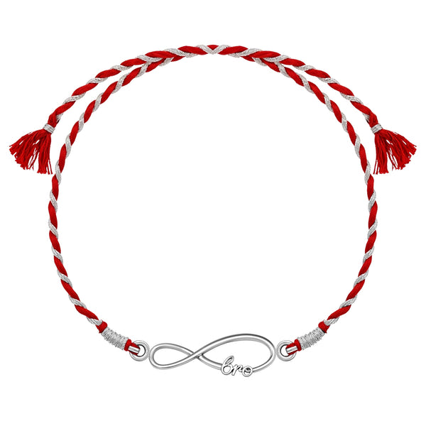 Infinity Bond Silver Rakhi for Brother – 925 Sterling Silver